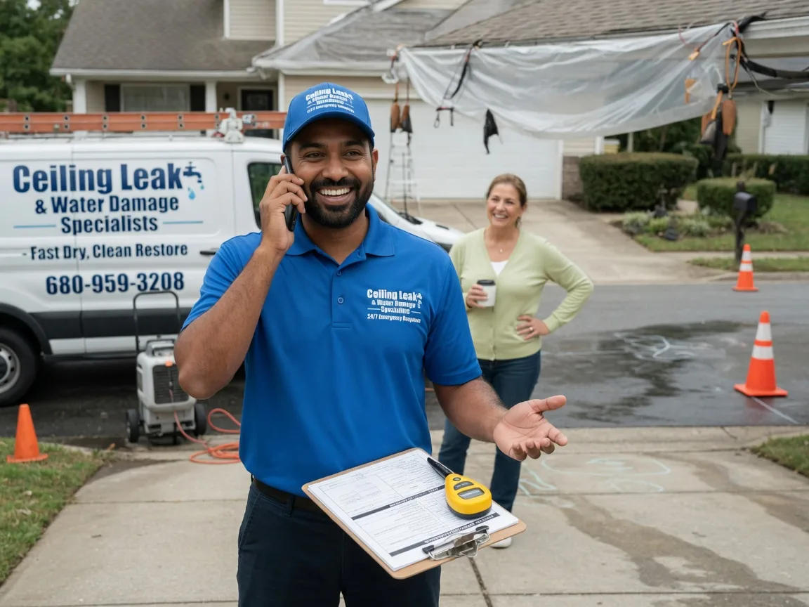 Ceiling Leak Cleanup Hope Valley, RI FAQs
